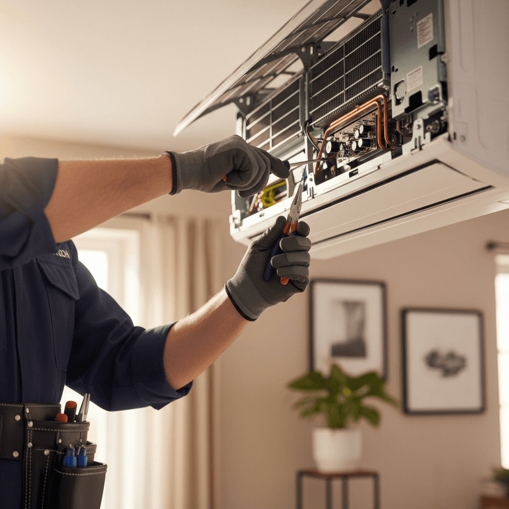 Professional air conditioning unit removal and uninstallation